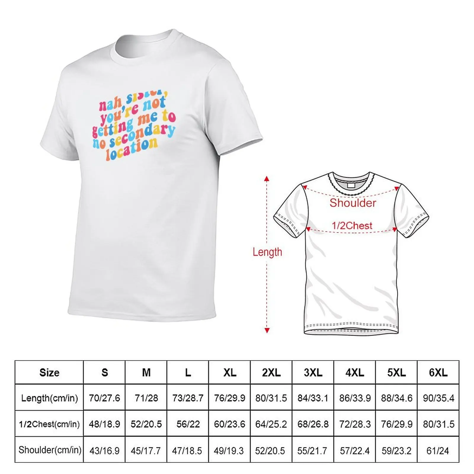 no secondary locations T-Shirt anime stuff valentines boutique clothes plain t shirts men