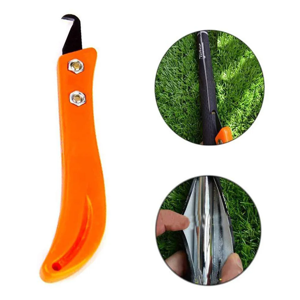 

1 Pc Golf Grip Hook Orange Plastic Stainless Steel 14.6cm Repair Replace Install Tool Rubber Hook Blade Golf Accessories