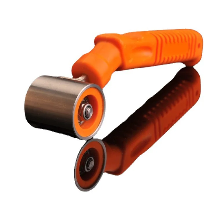 

Orange Handle Wallpaper Seam Roller with Stainless Steel Bearing for Smooth Pressing