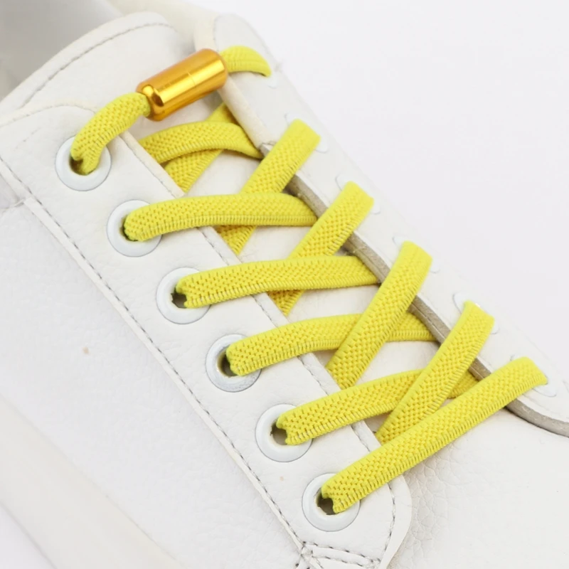 New Flat Elastic shoelace Round Color capsule lock No tie shoelaces Fashionable Child adult Lazy lace Suitable for all shoes