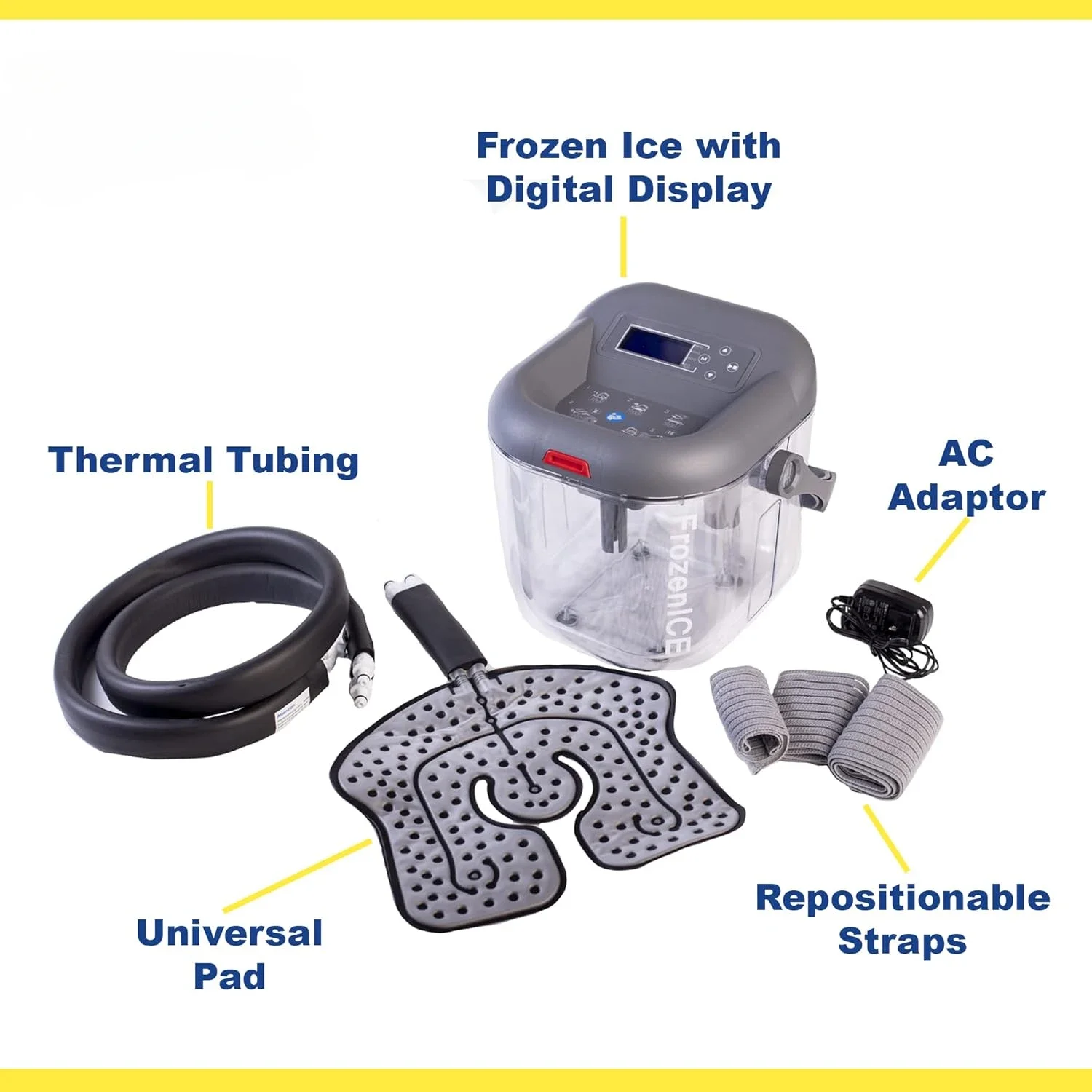 

Popular.Direct Frozen Ice Circulation Therapy Machine - Shoulder, Knee, Ankle, and Back Pain Post Surgery, Cryotherapy for Joint