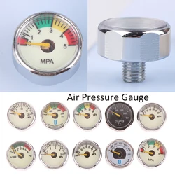 M10 M8 Air Mini Micro Pressure Gauge Manometer Thread 5MPA 10MPA 20MPA 30MPA 35MPA 40MPA 300BAR 3500PSI 5000PSI 6000PSI