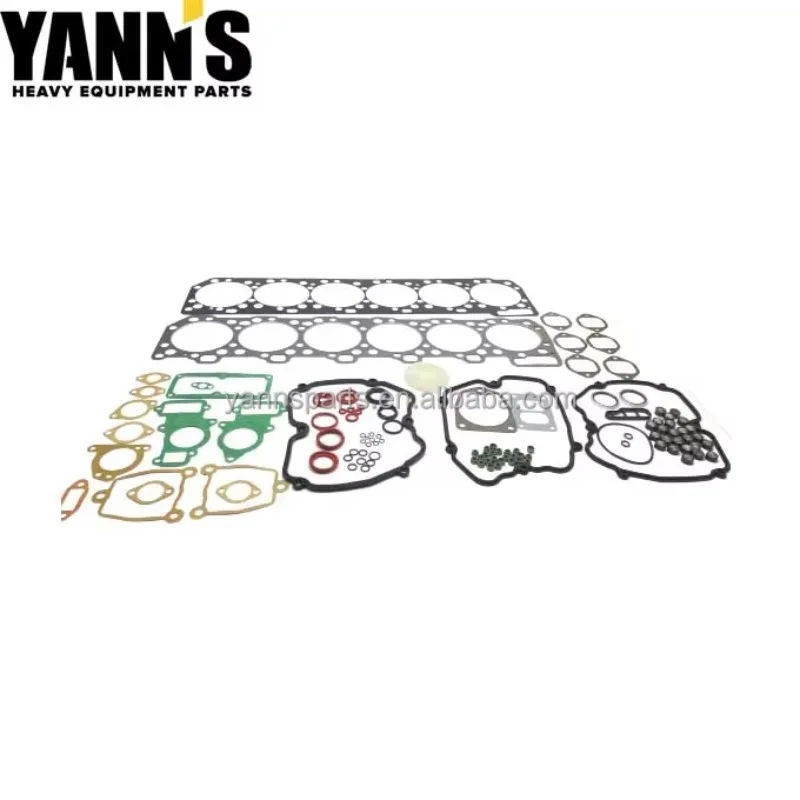 YANN'S 2572754 257-2754 C-15 C-18 أجزاء المحرك مجموعة حشيات رأس الأسطوانة الكاملة لأجزاء الحفارة