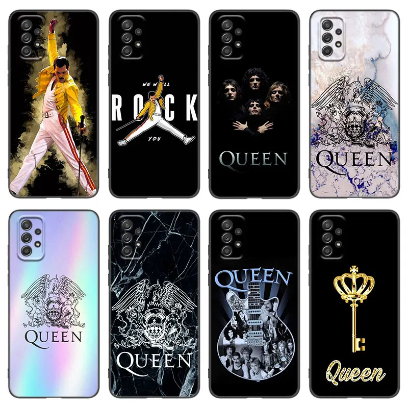 Queen Freddie Mercury Phone Case For Samsung A13 A22 A24 A32 4G A33 A34 A35 A52S A53 A54 A55 A73 5G A06 A12 A14 A15 A23 A51