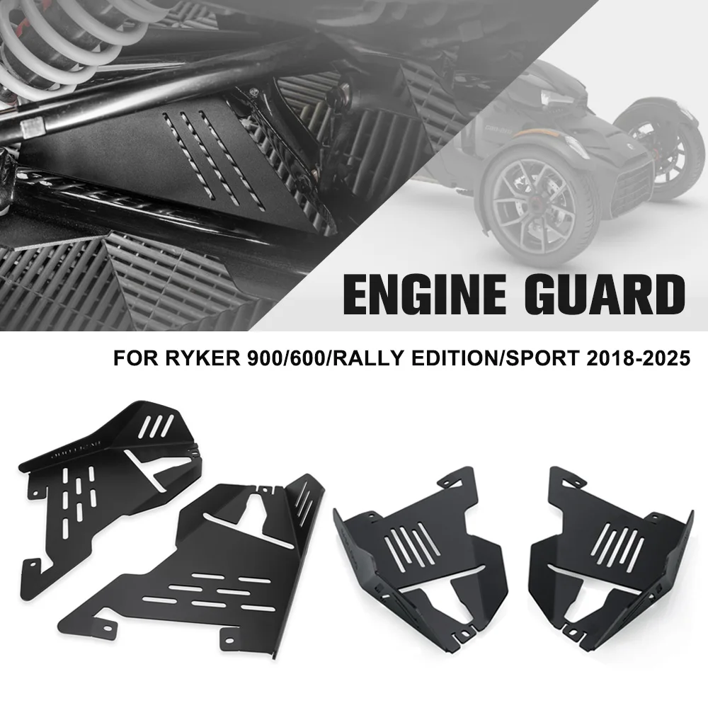 For Can-Am Ryker 900/600/Rally Edition/Sport 2018-2024 2025 New Motorcycle A-Arm Protectors Front Splash Guard Protection Cover