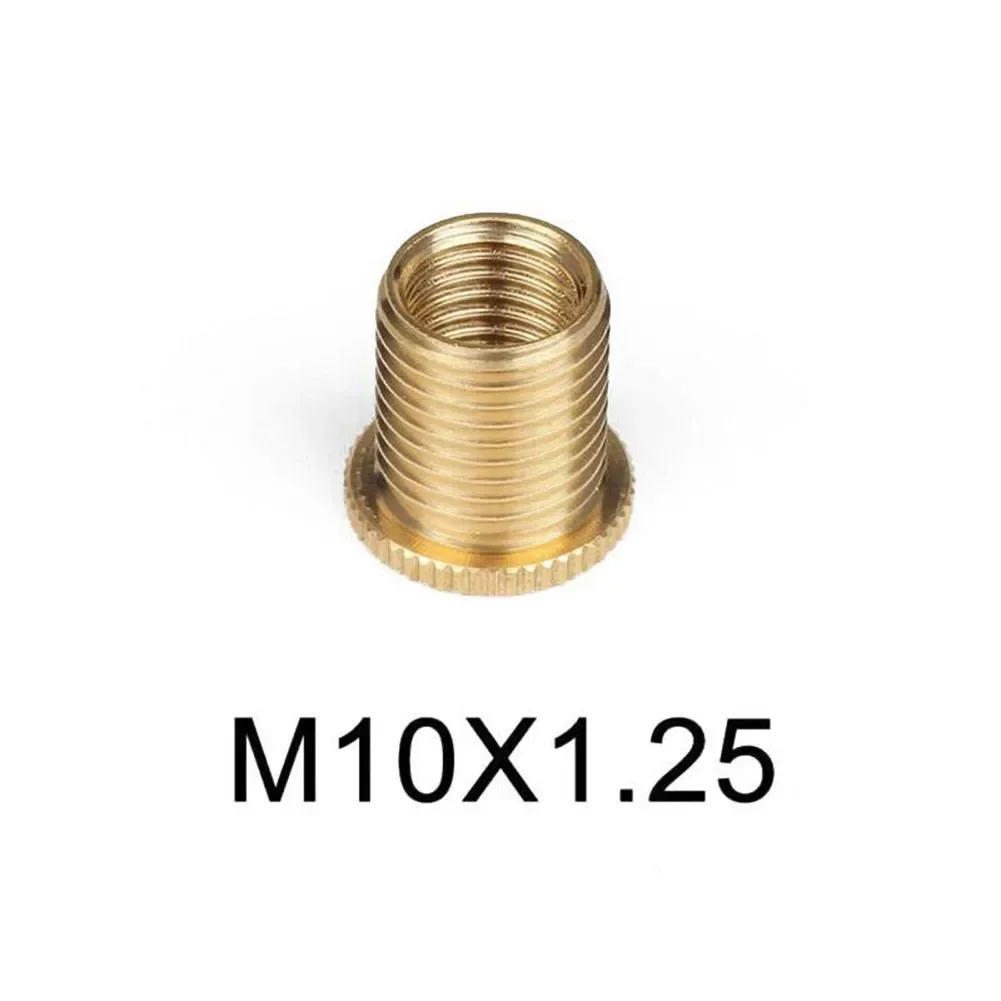 New Useful Thread Adapter Nut Gear Knob Parts Replacement Shift 1PCS Gold Insert Kit M10x1.25 M8x1.25 Accessories