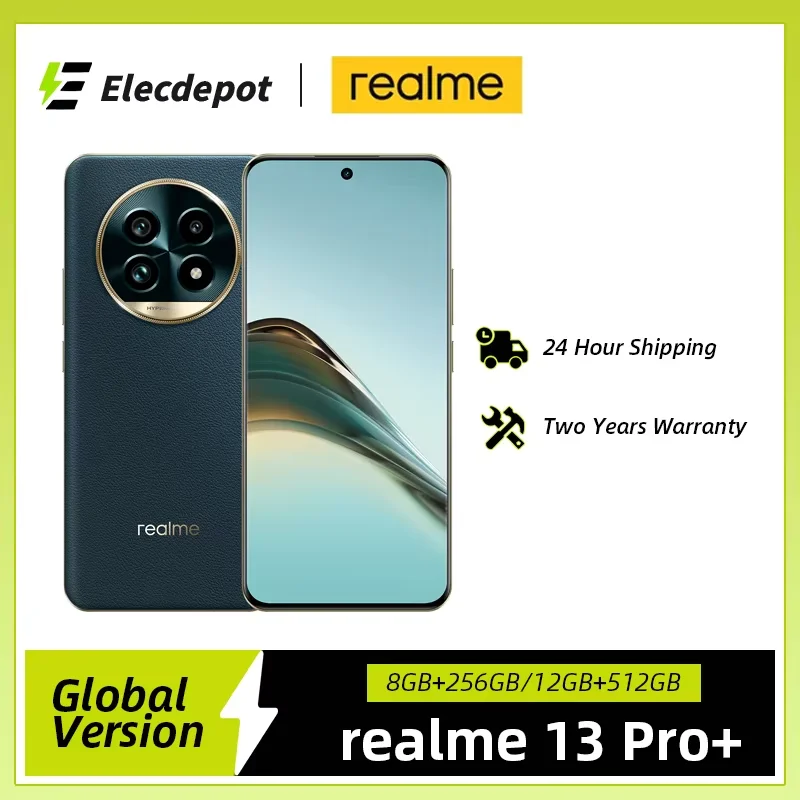 Global Version realme 13 Pro Plus smartphone 5g android Snapdragon 7s Gen 2 120Hz Curved Vision Display 80W SUPERVOOC