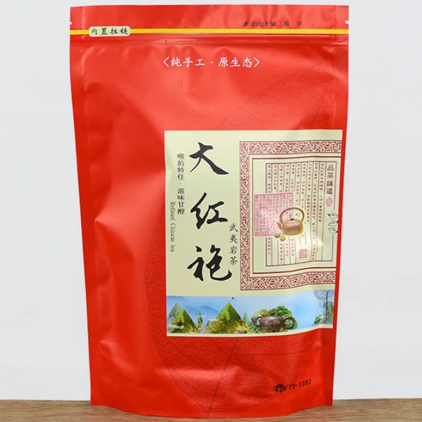 250g Dancong oolong tea Bag Zipper Bags Chinese Dahongpao JinJunMei Black tea Self Sealing bag Longjing Green tea Packing Bag