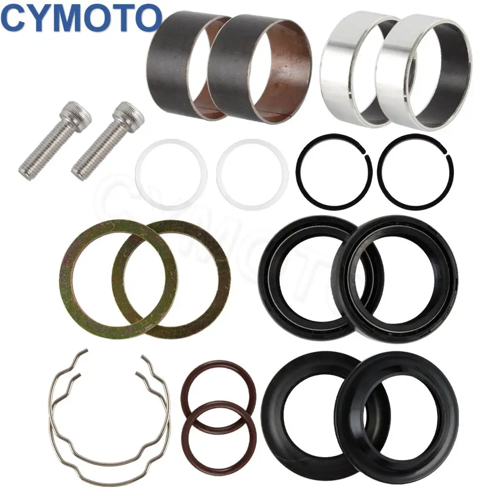 Motorcycle 39mm Front Fork Bushing Dust Oil Seals Rebuild Kit 495607 For Harley XL883 XL1200 Sportster 883 1200 FXD Dyna