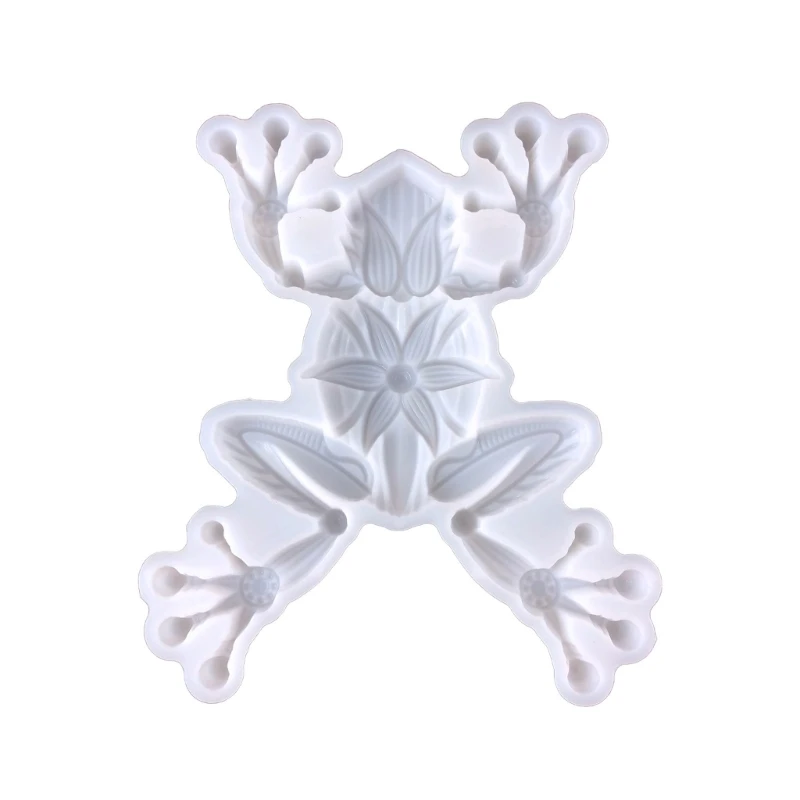 Silicone Resin Molds Resin Ornaments Moulds Crafts Making Mould Mechanical Frog Shape Silicone Material Hand-Making Tool