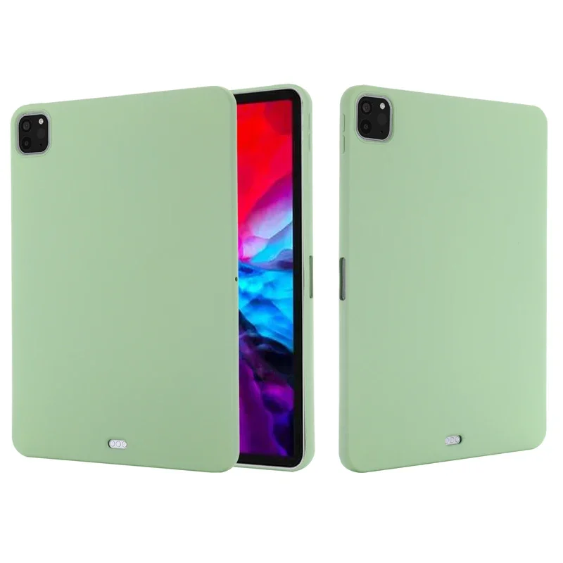 

For iPad Pro 11 Case Soft Liquid Silicone Case Shockproof Back Cover for iPad Pro 11inch 2021 2020 2018