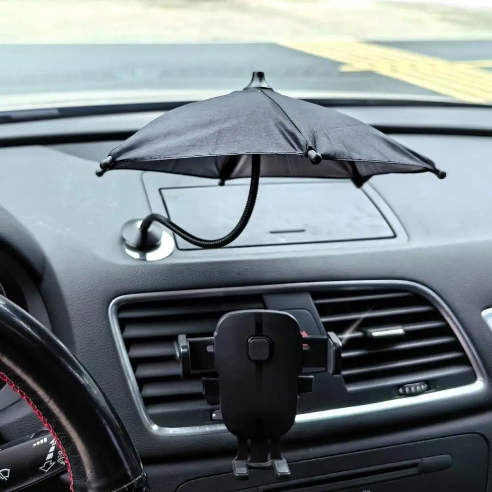 Magnetic Phone Umbrella for iphone 15/14/13/12 Pro/Pro Max Anti-glare Sun Shade Cover 360° Rotation Mini Umbrella 24cm