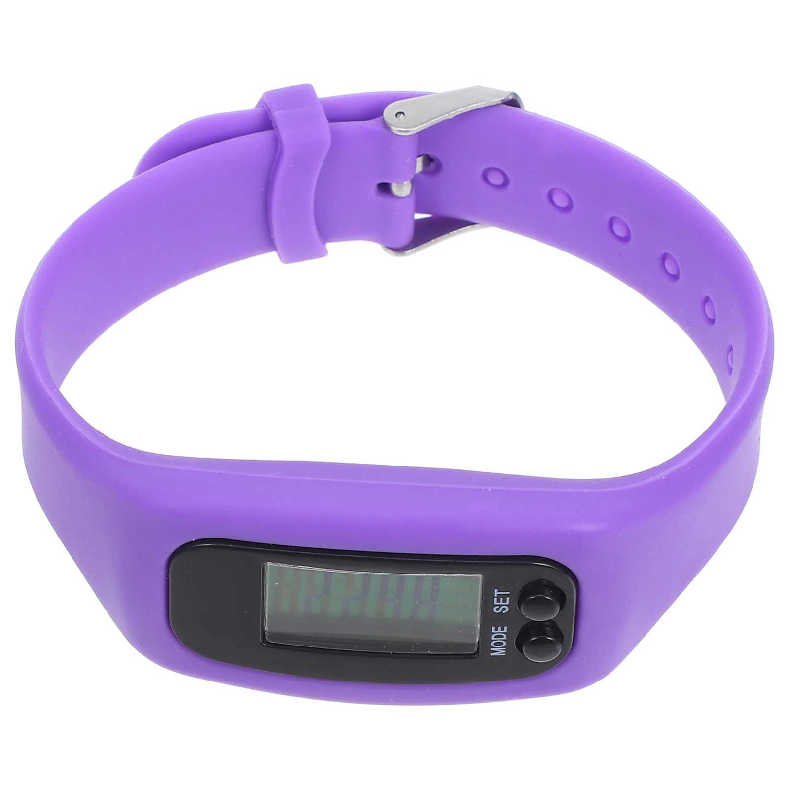 

Pedometer Watch Sports Bracelet Fitness Tracker for Walking Running Real Time Calories Monitor Child Purple Outdoor