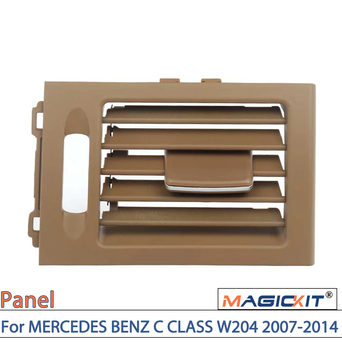 MAGICKIT For MERCEDES BENZ C CLASS W204 2008-2014 Front Left Air/Right Side Car Accessories Sand color ABS