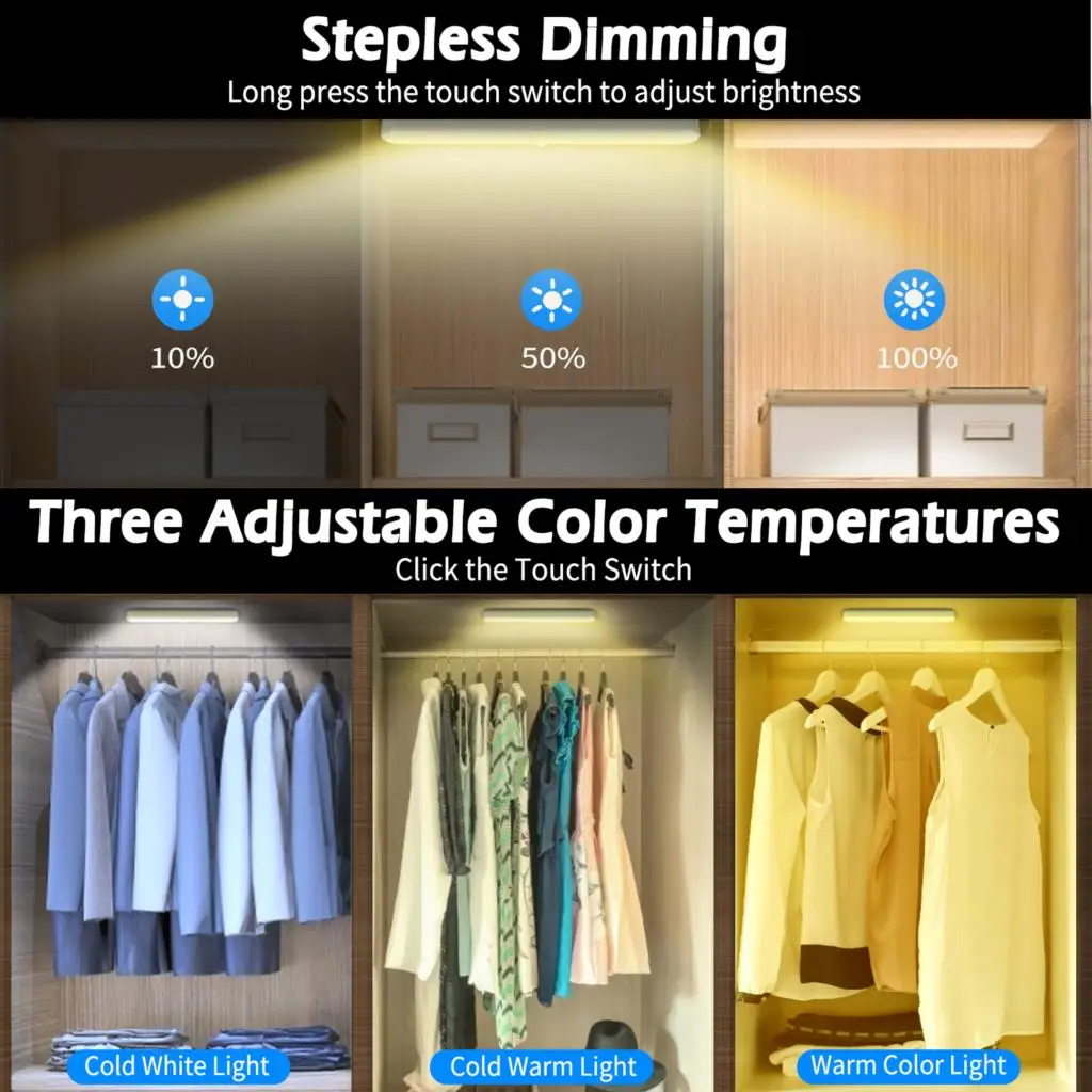 USB Rechargeable Night Lamp Motion Sensor Light Wireless Night Light LED Lamp Nightlight for Kitchen Backlight For Cabinets