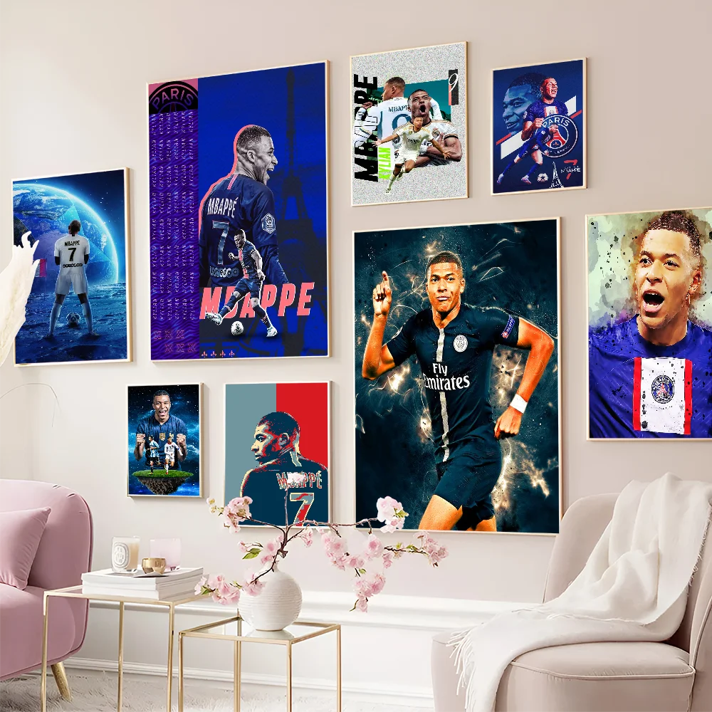 Kylian Football Star Good Quality Prints And Posters HD Quality Poster Wall Art Painting Study Home Decor