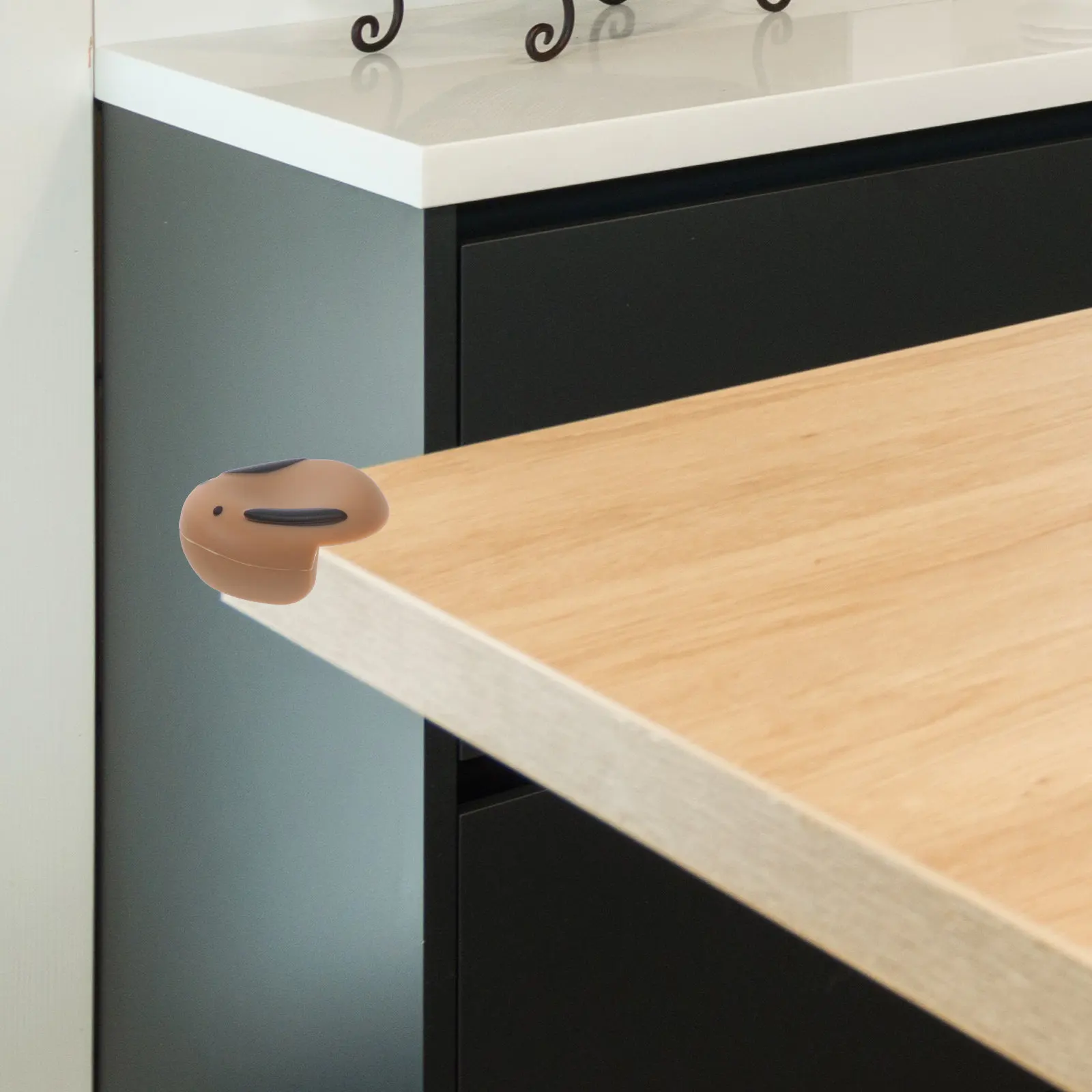 

10Pcs Silicone Corner Protectors for Baby Safety Cartoon Rabbit Edges Covers Anti-Collision Furniture Bumpers Desk Table Guard