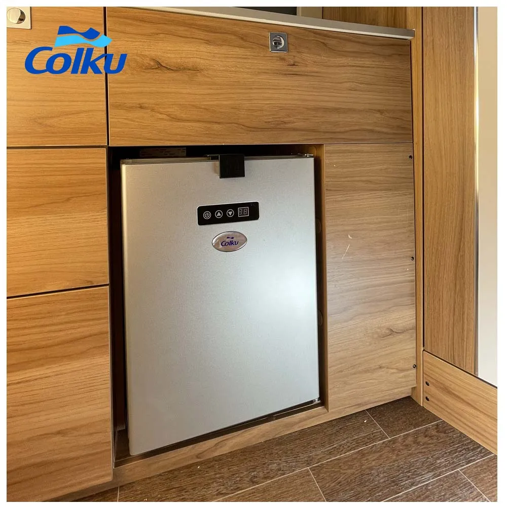 Colku 50L Portable Yacht Fridge Built in Rv Fridge Detachable Partition Dual Zone Removable Freezer Divider Refrigerator