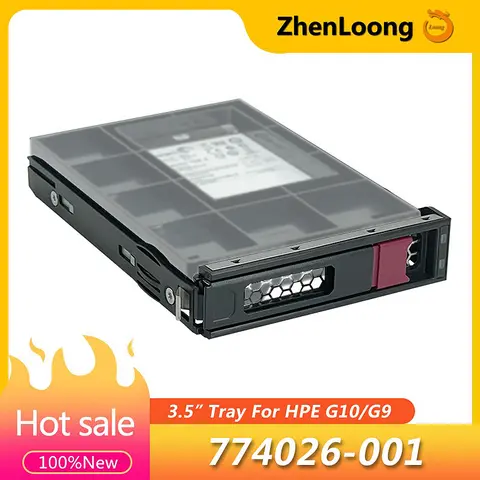 새로운 774026 -001 또는 661914 -001 3.5인치 캐디 호환 HP ML350 ML30 ML110 Gen10/9 HPE DL380 G10 PLUS Aopllo 4200 G9 HDD 트레이