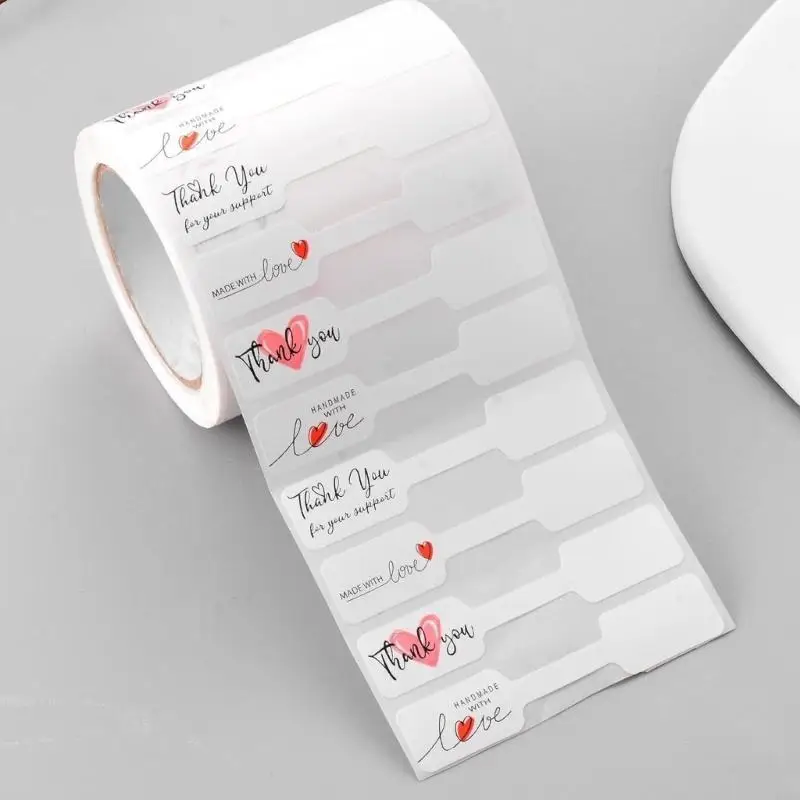 مجموعة من 500 ملصق مجوهرات جميل مصنوع يدويًا على شكل سوار وملصقات معلقة #3