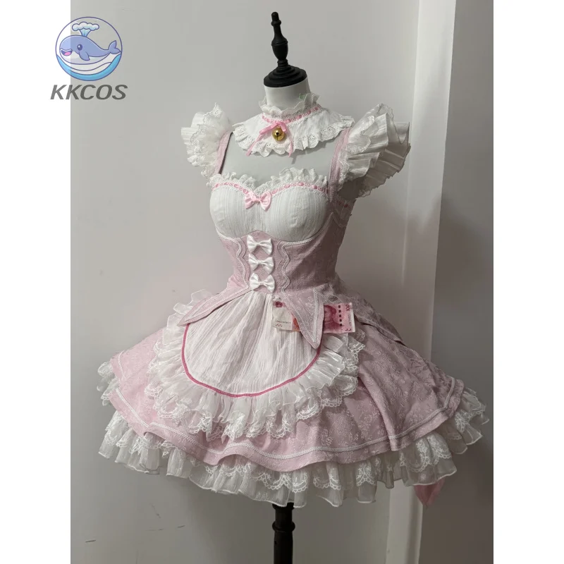 Re:ZERO - Starting Life in Another World Ram Rem Cosplay Retro outfit Sweet Uniform Dress Activity Party RolePlay Clothing KKcos - view 3