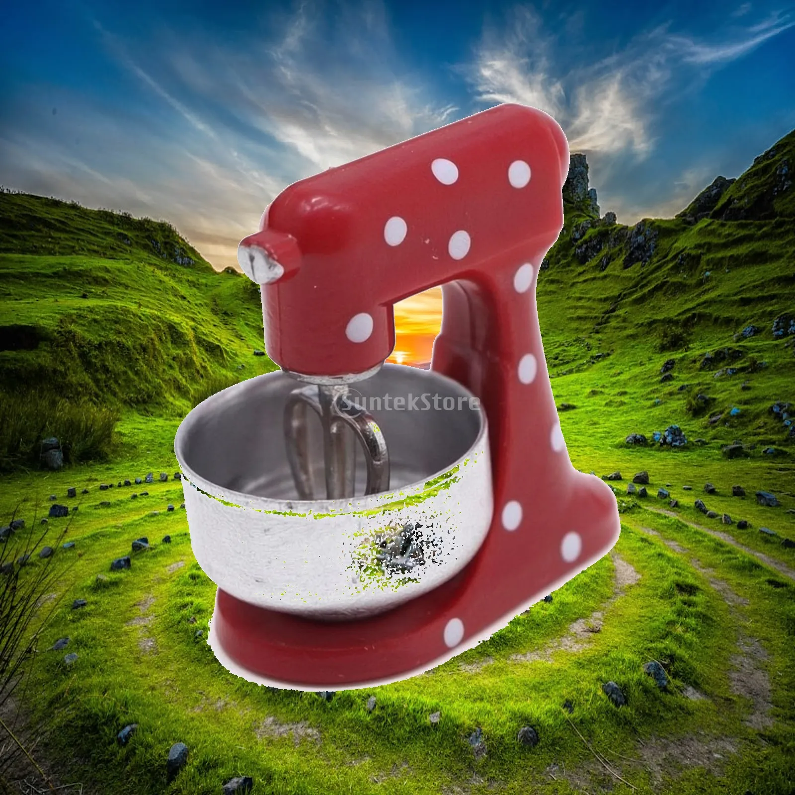 Stand Mixer Bowl - Miniatuur Standmixer Decoratieve Hars Standmixer met