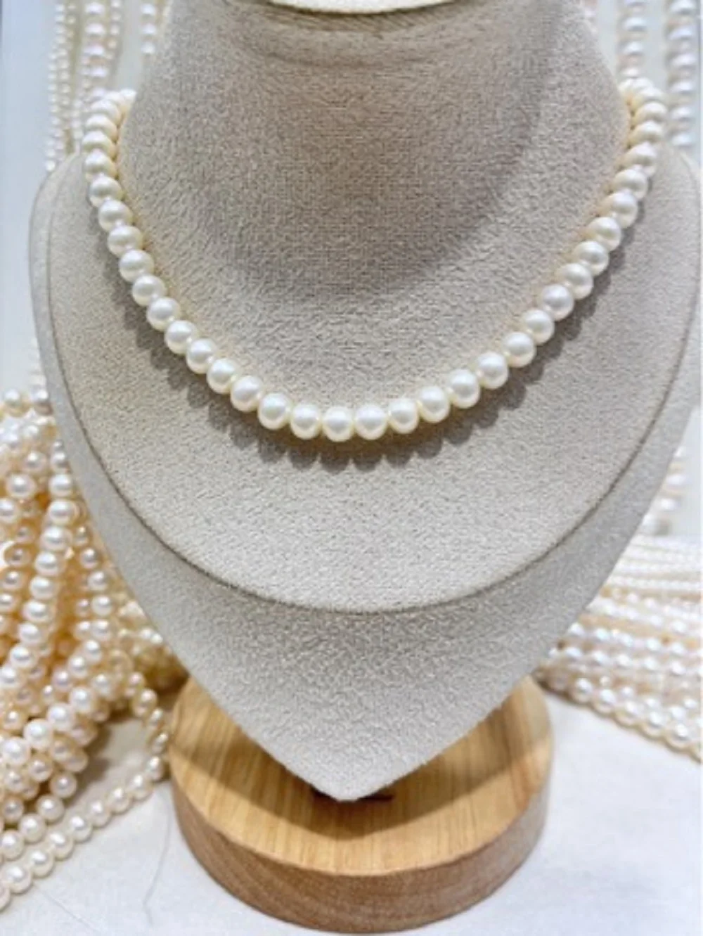 

Classic necklace AAAA 6-7mm natural pearl Japanese necklace 925s/16*18*20*22*24inch