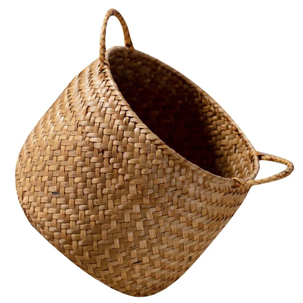 

Organizing Woven Sundries Basket Storage Weave Cute Decorative Baskets for Shelves