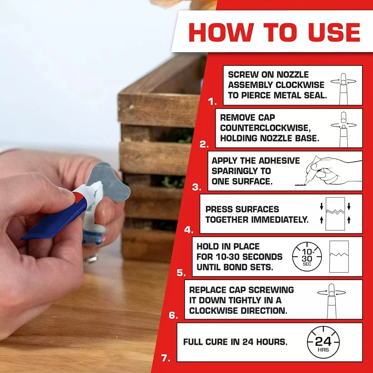 سائل لوكتايت فائق الغراء، شفاف، أنبوب أونصة سائلة 0.07 أونصة سائلة، عبوتان - فائق الغراء للبلاستيك والخشب والمعادن والحرف اليدوية والإصلاح،