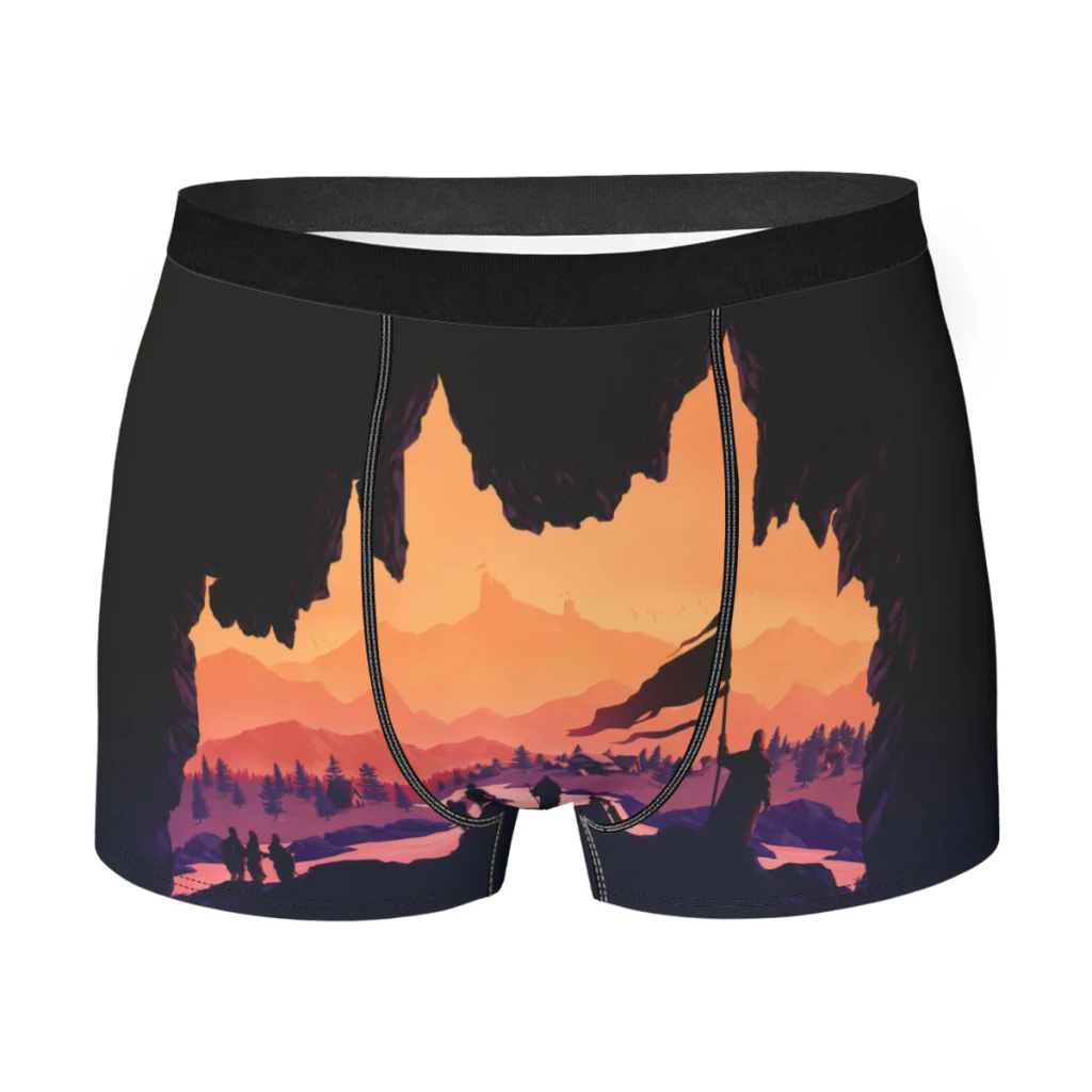 Age of Empires Game Sunset Underpants Breathbale Panties Men's Underwear PrintShorts Boxer Briefs