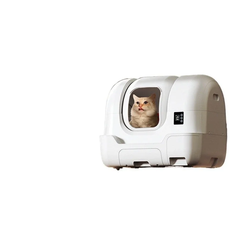 Artificial Intelligence Trash Can Smart Cat Toilet Automatic Trash Can with Camera
