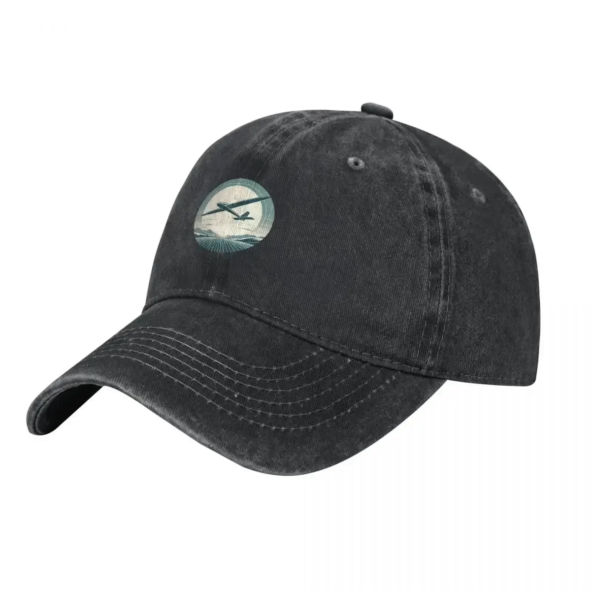Glider Pilot Sailplane Biplane aerial floating soaring Baseball Cap men's big size hat derby  For Women Men's