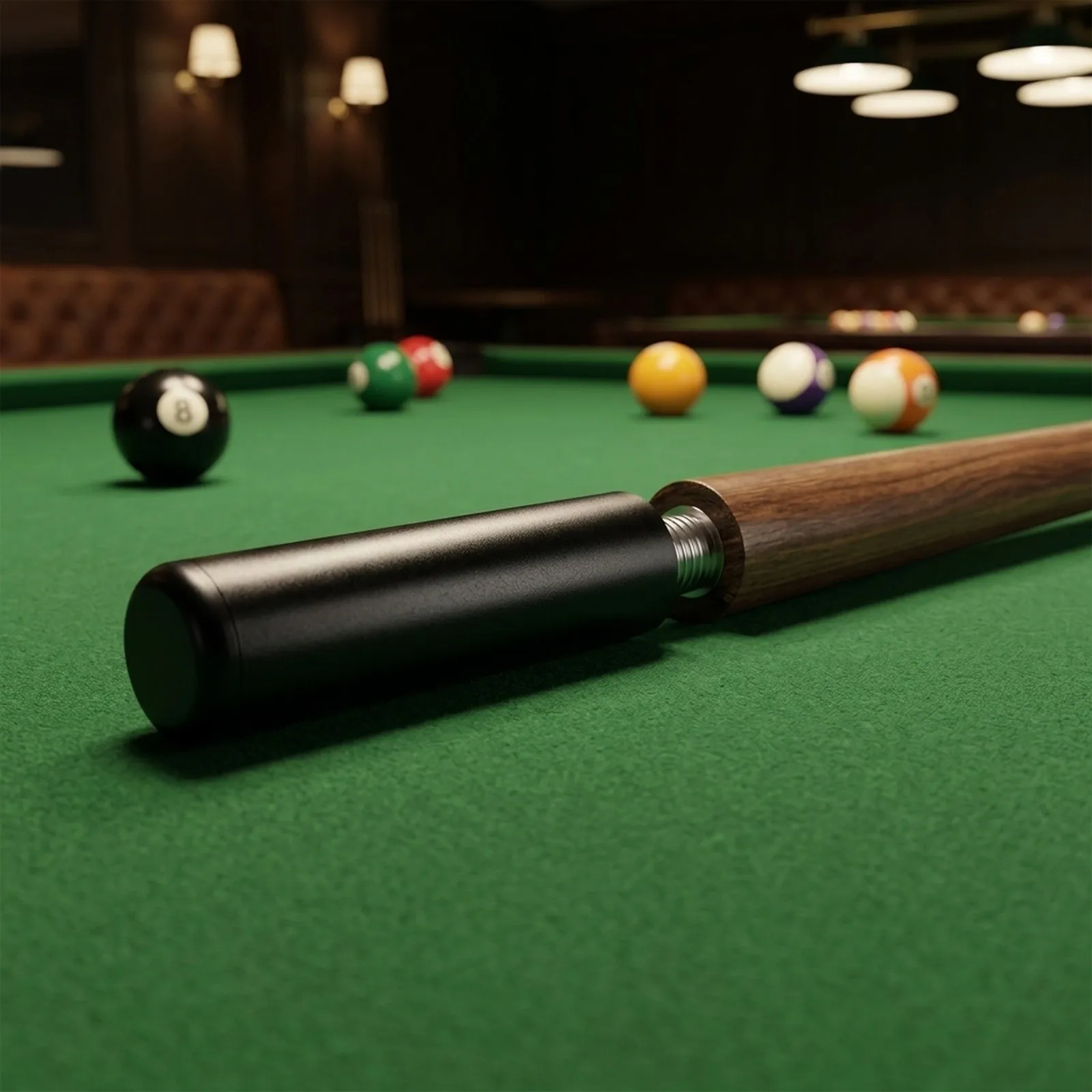Cue Extension Bar Billiard Cue Extender Ease Of Use Extensive Compatibility Firm Grip Sturdy Metal Construction