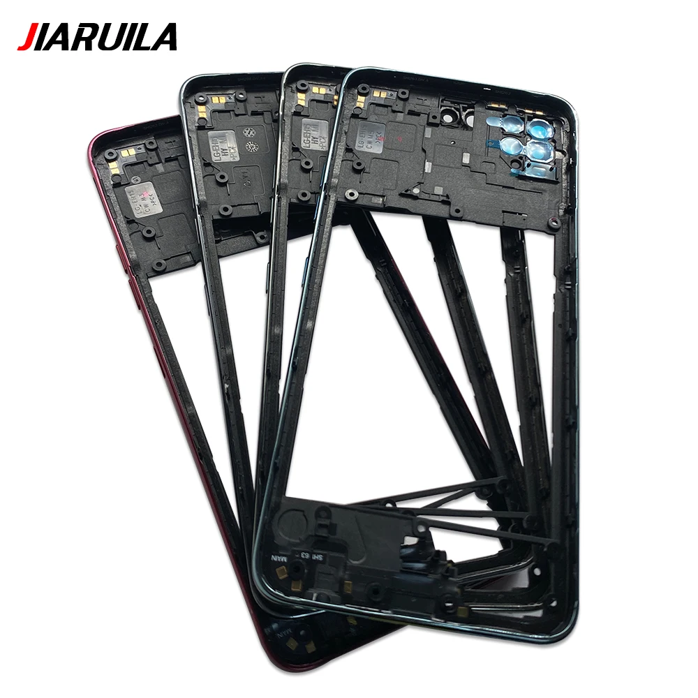 New Middle Frame With Antenna For LG K42 K52 K61 K62 Middle Frame Housing Frame Panel Rear Housing Case Panel Replacement Parts