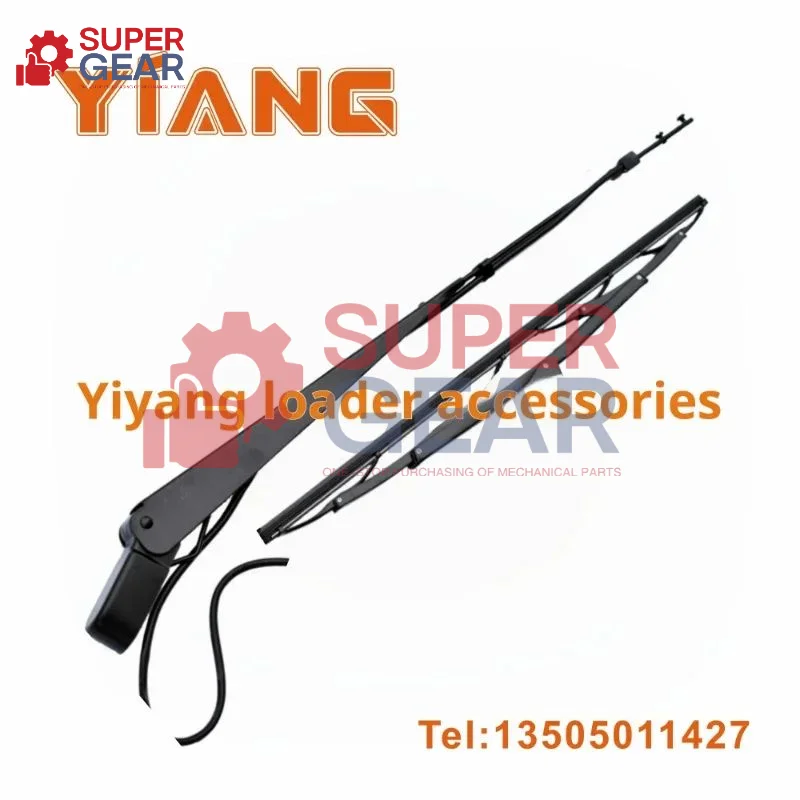 For Lonking Loader Parts 855B 833B 50C 853D 855D Forklift Single Lever Wiper Assembly Wiper Motor Parts