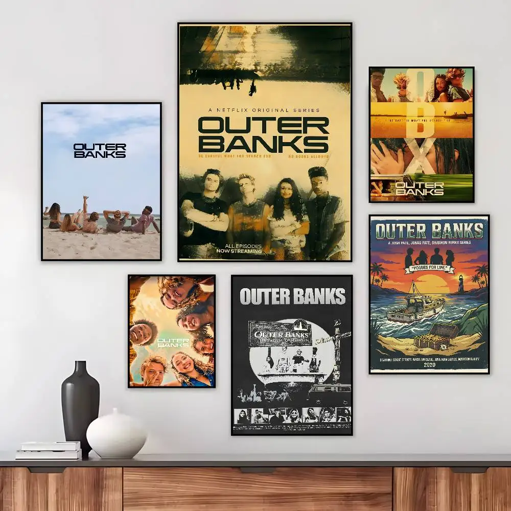 HOT MOVIE O-Outer Banks TV Poster Art canvas HD aesthetic Printing Paper Wall Art for Living Room Bar fashion Home Decor