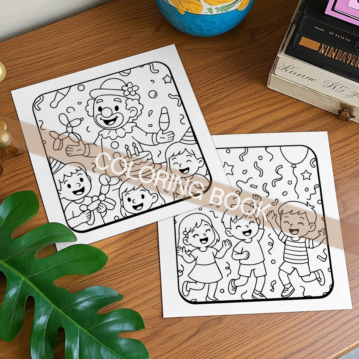 Livre de coloriage joyeux anniversaire pour adultes et adolescents, avec peinture à la main, livre de dessin, cadeau parfait pour anniversaire ﻿ pour la relaxation