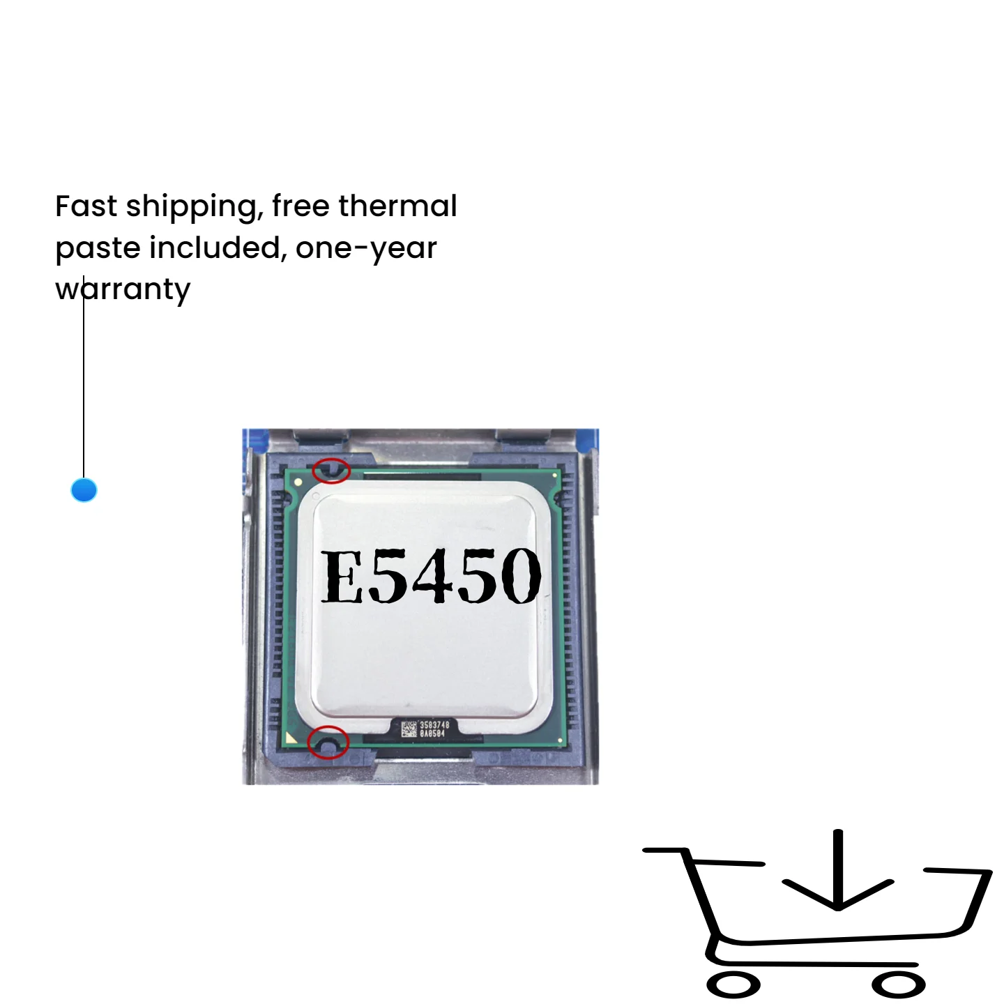 

Процессор Xeon E5450 3,0 ГГц работает на материнской плате lga 775.