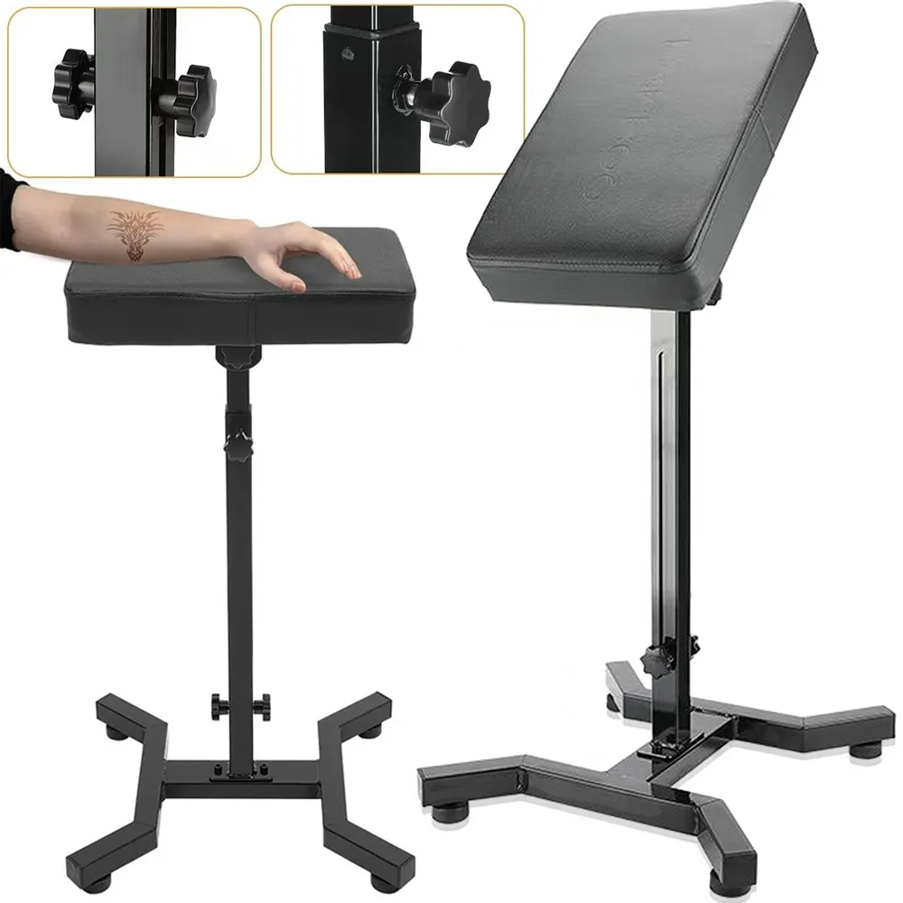 

Tattoo Arm Rest Stand Height&Tilt Adjustable Foldable Ergonomic Tattoo Arm Leg Non-Slip Rest Stand Tattoo Studio Accessories