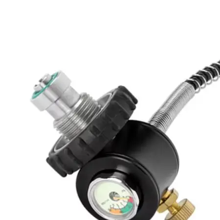 Airfill Connector For Diving Weight 339g AirFill Connector Adapter Measuring Range 20MPA-30MPA Inflatable Female 8mm