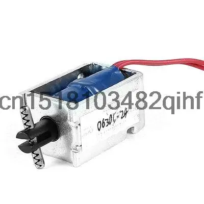 

DC24V 0.48A 2mm 200g 5mm 80g Holding Force Push Linear Solenoid Electromagnet