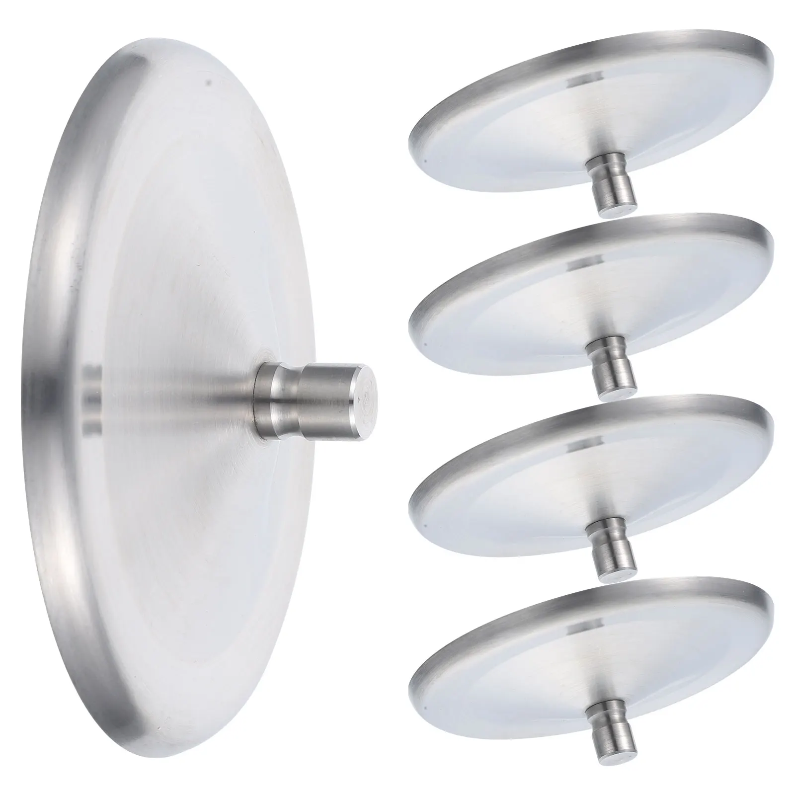 

5pcs Stainless Steel Cup Cover Reusable Safe Tight Seal Dustproof Mug Lid Leakproof Coffee Tea Drink Home Office Kitchen