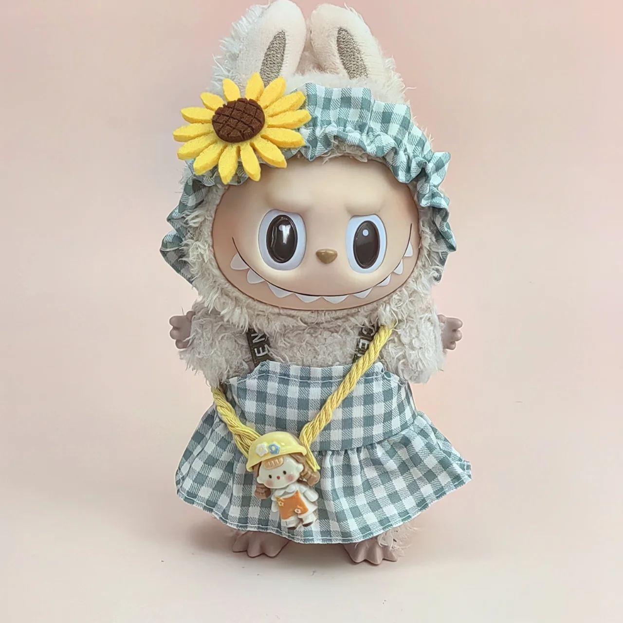 17cm 면 인형 드레스 플러시 인형 옷 치마 머리띠 모자 액세서리 EXO 아이돌 인형 장식용