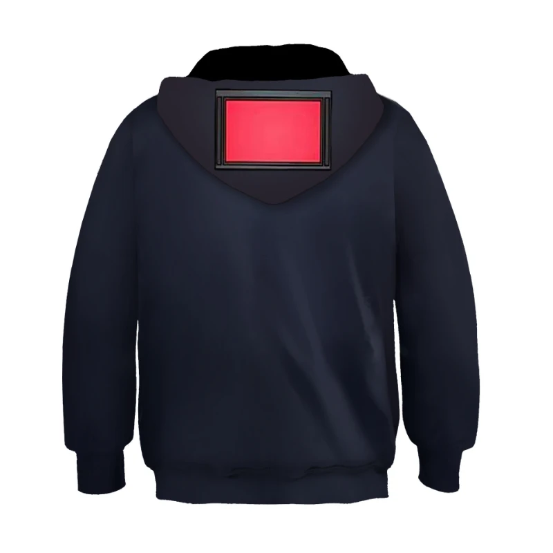 Sudadera con capucha de dibujos animados Skibidi para hombre, ropa de calle con cremallera para inodoro, Tops con altavoz Titan, abrigo elegante para niños