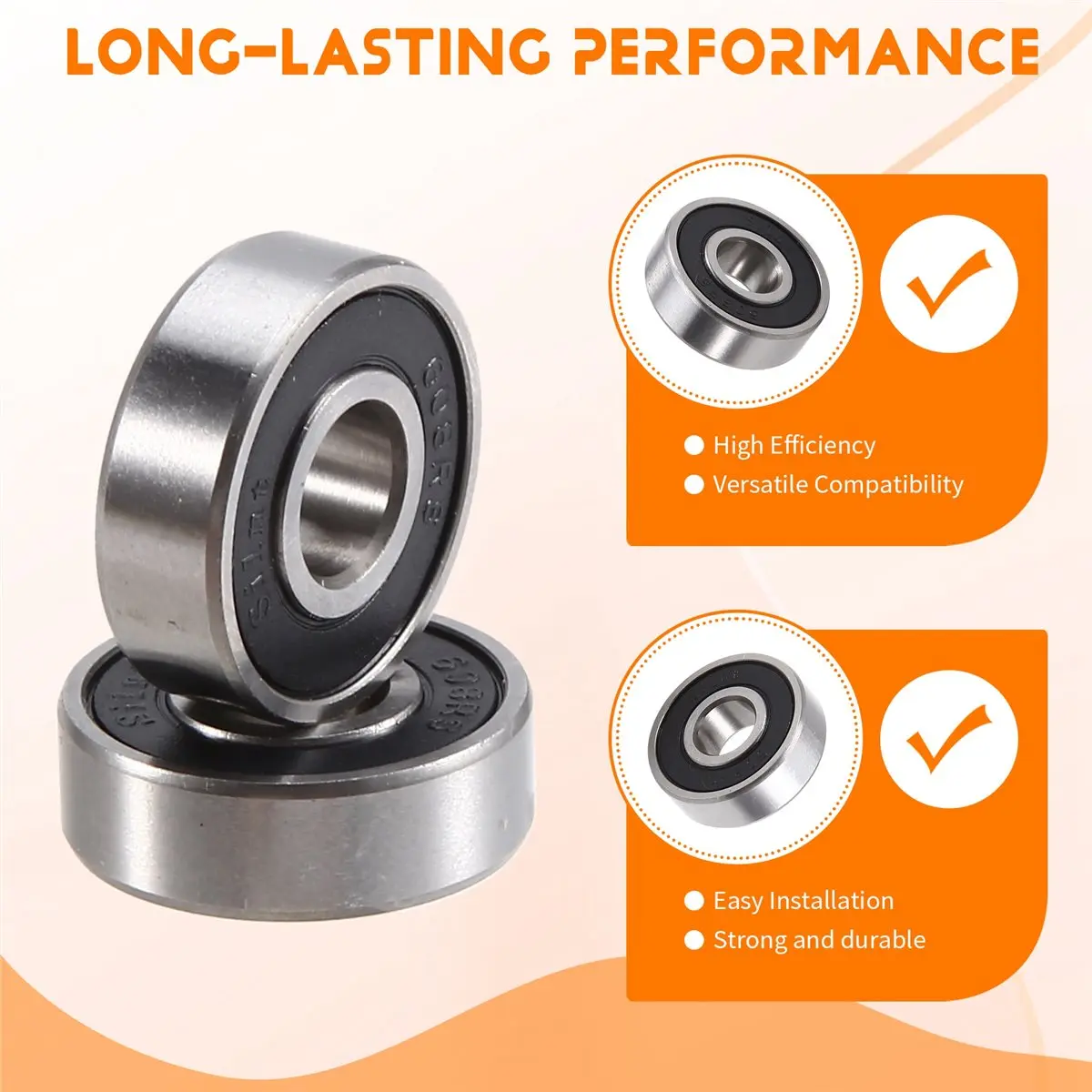 

BOFF 1kg Filament Spool Winder Accessory Pack Bearings and Screws Hardware Kit Mount for Bambu Lab P1S / X1 / X1C / P1P