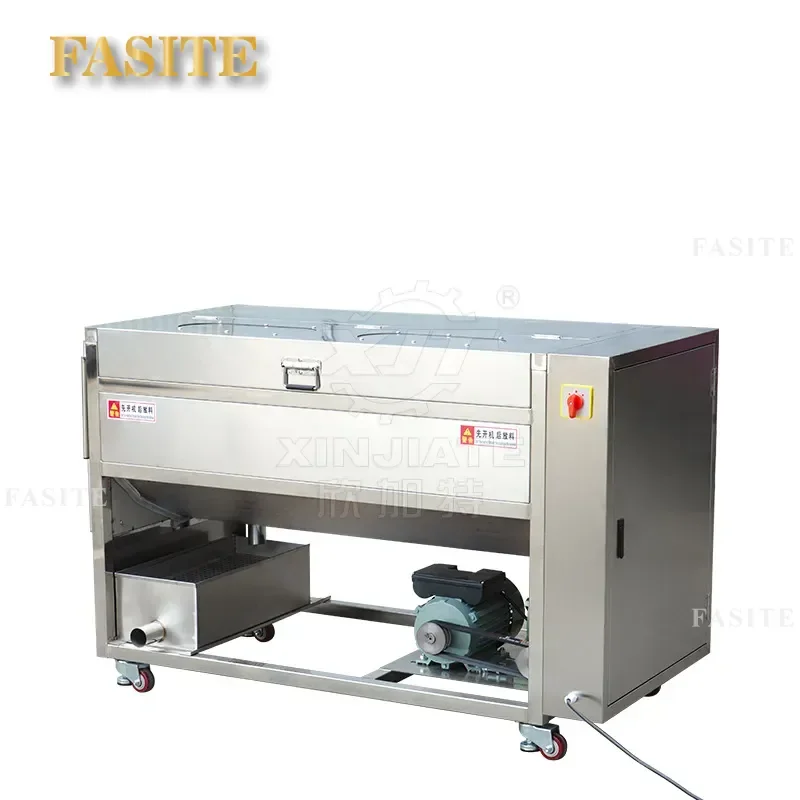 For Commercial Automatic Ginger Taro Potato Peeling Machine Mountain Medicinal Materials Crayfish Brush Hair Stick Cleaning
