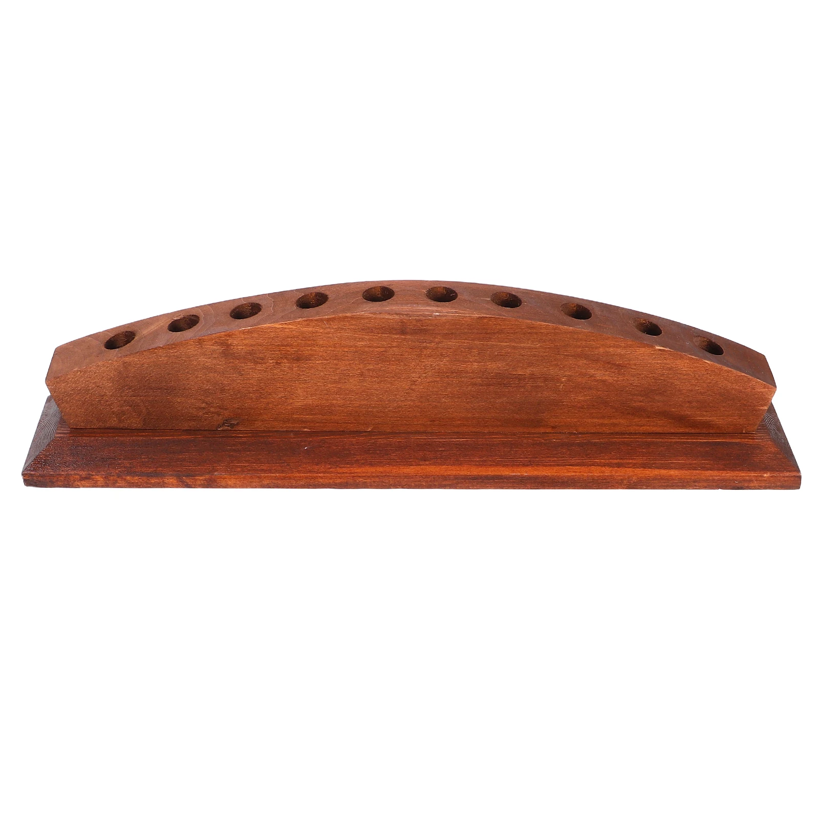 

Wooden Pen Display Multi Holes Stylish Office Desk Office Desk ganizer ganizer Home Pen Rack Pencil