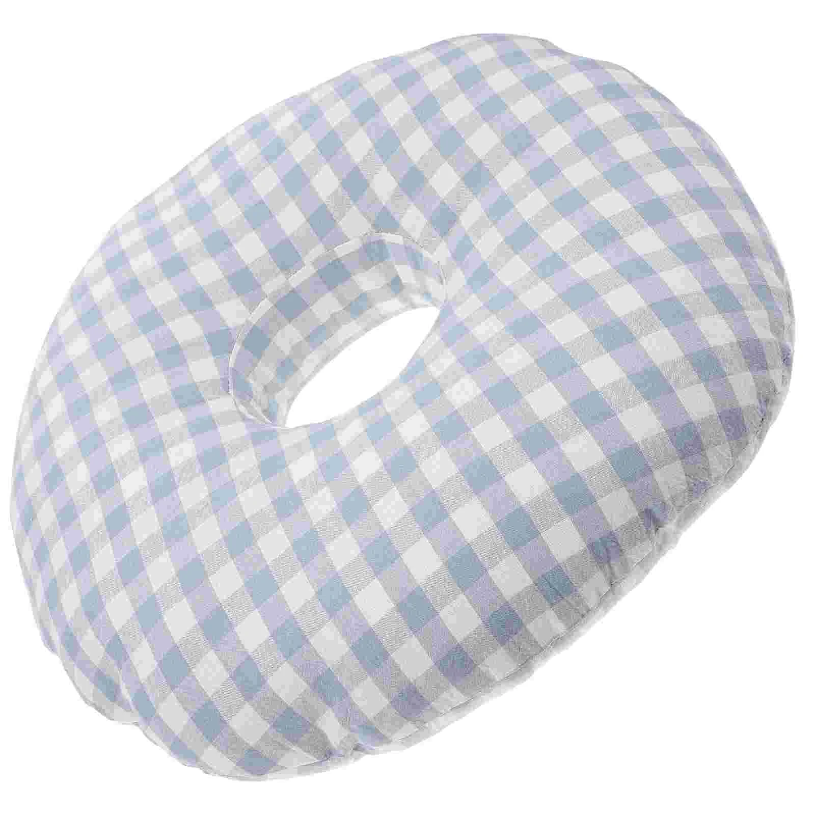 

Single Hole Ear Pillow Baby Protective Donut with An Sleeping Supple Stuffed Cotton Piercing for Side Child