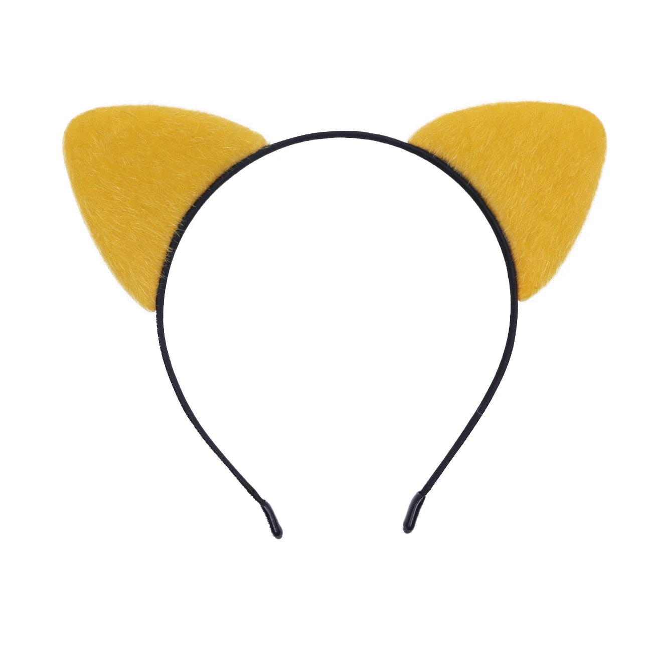 Flauschiges Katzenohren-Stirnband für Frauen, Schwarzes Kätzchenohren-Katzen-Accessoire für Halloween-Katzenfrau-Kostüm – Detail 12