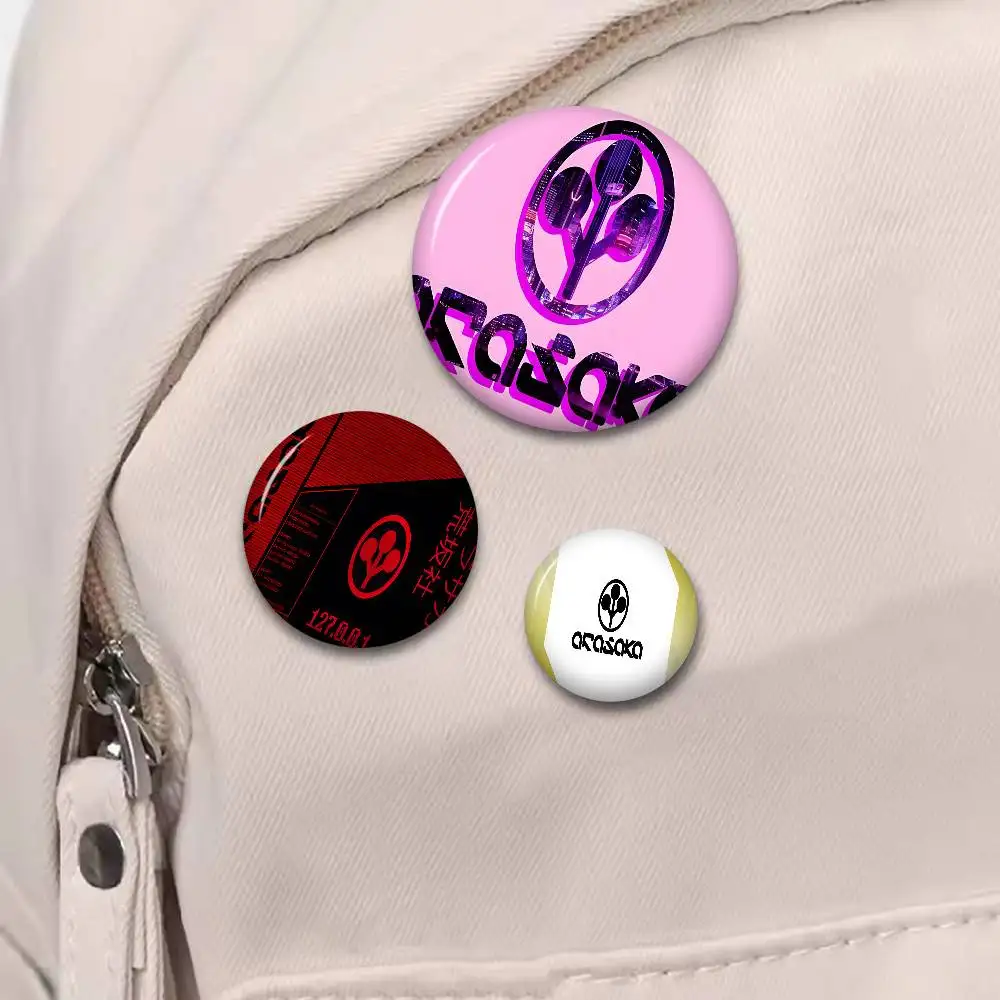 Arasaka Corporation Logo New  Brooches Soft Button Pin Funny Silly Gnarpy on A Skateboard Meme Badge Gamer Collection Gifts